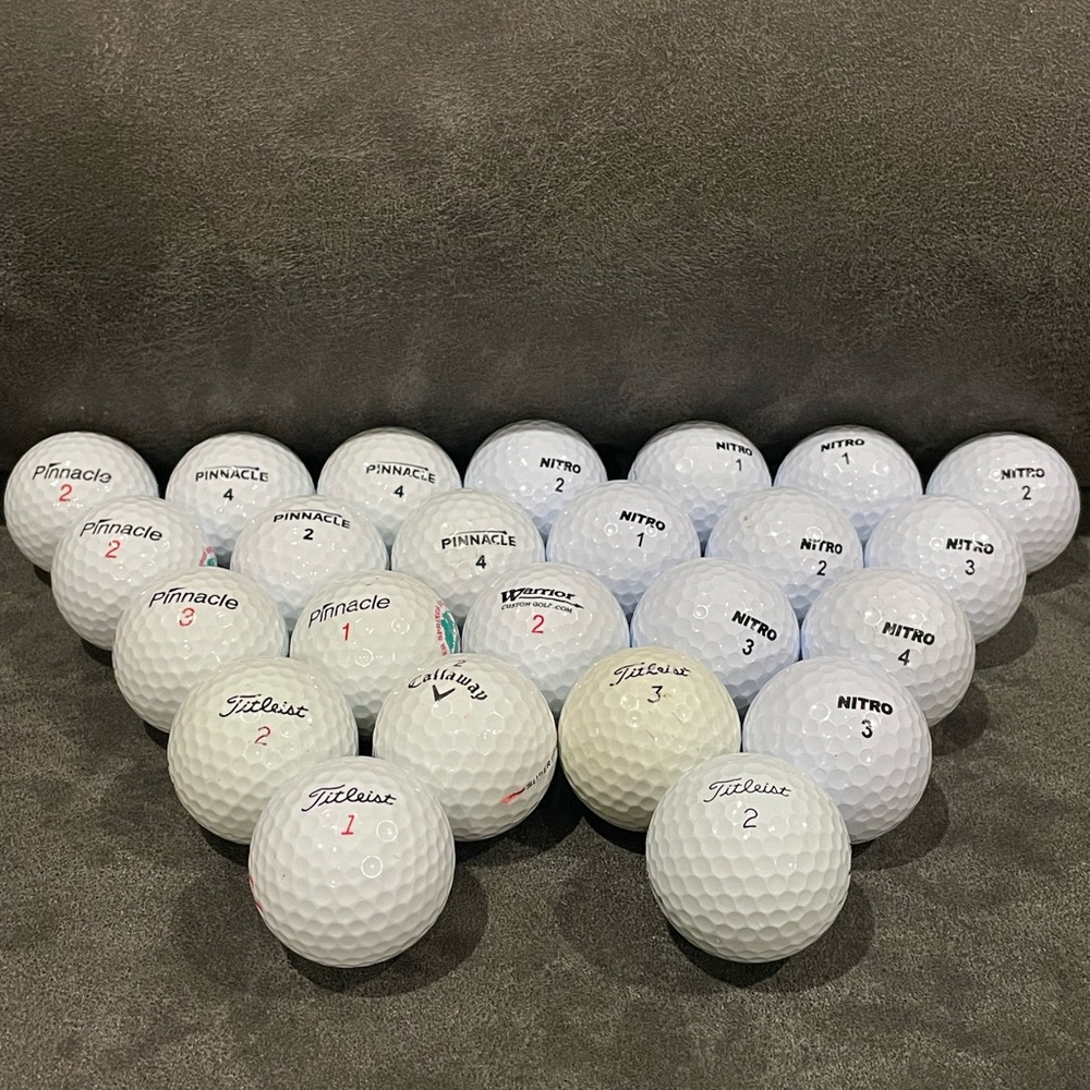 Mixed Brand 2 Dozen Golf Ball Lot